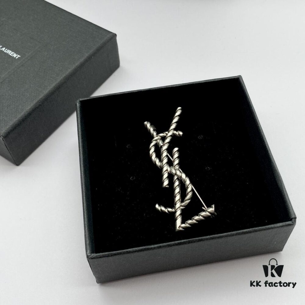 693018fa12f62673a6facf8d Saint Laurent YSL New Brooch