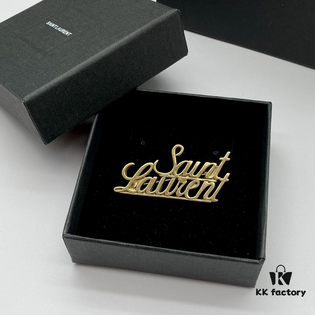 Saint Laurent YSL New Model Brooch