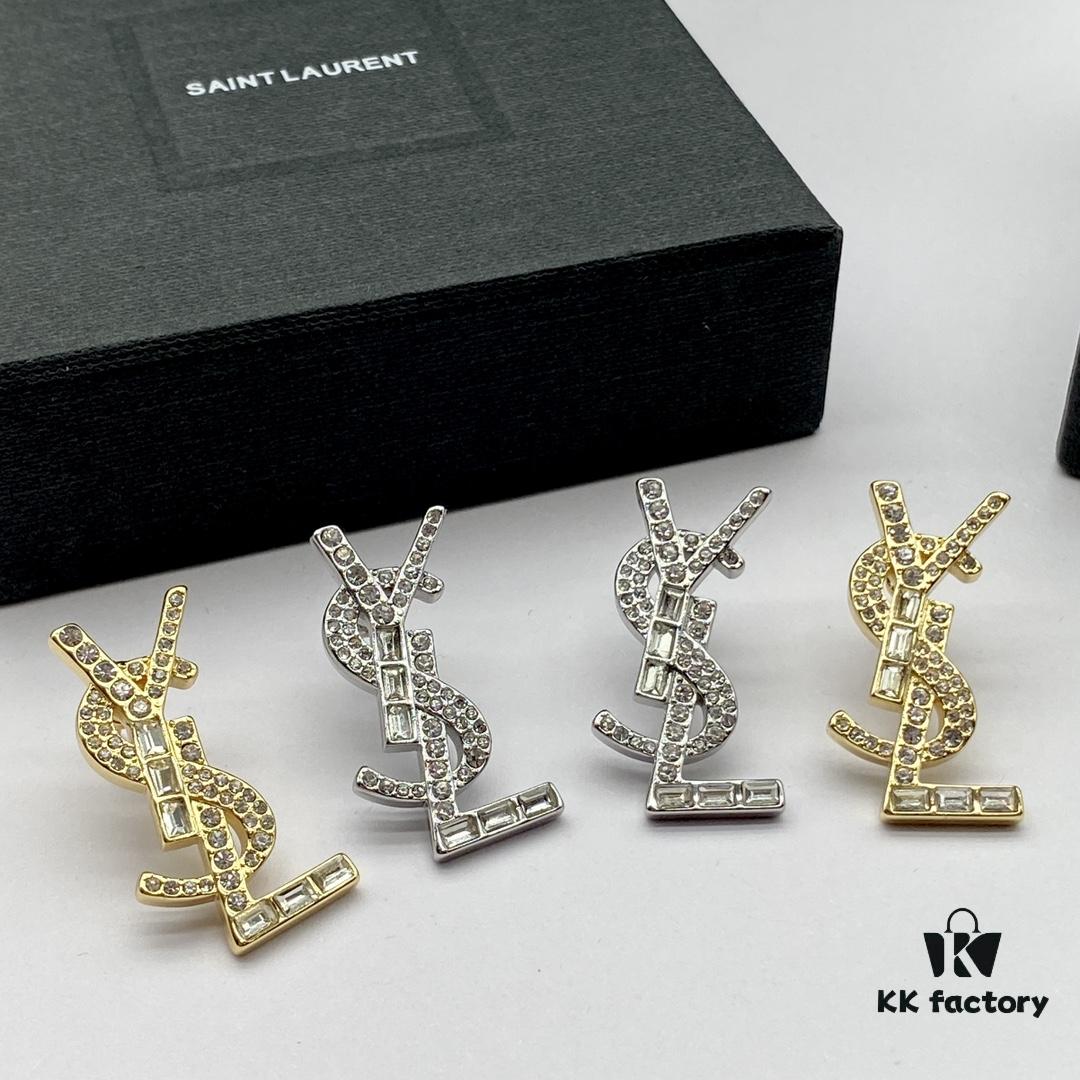 Saint Laurent YSL Classic Stud Earrings