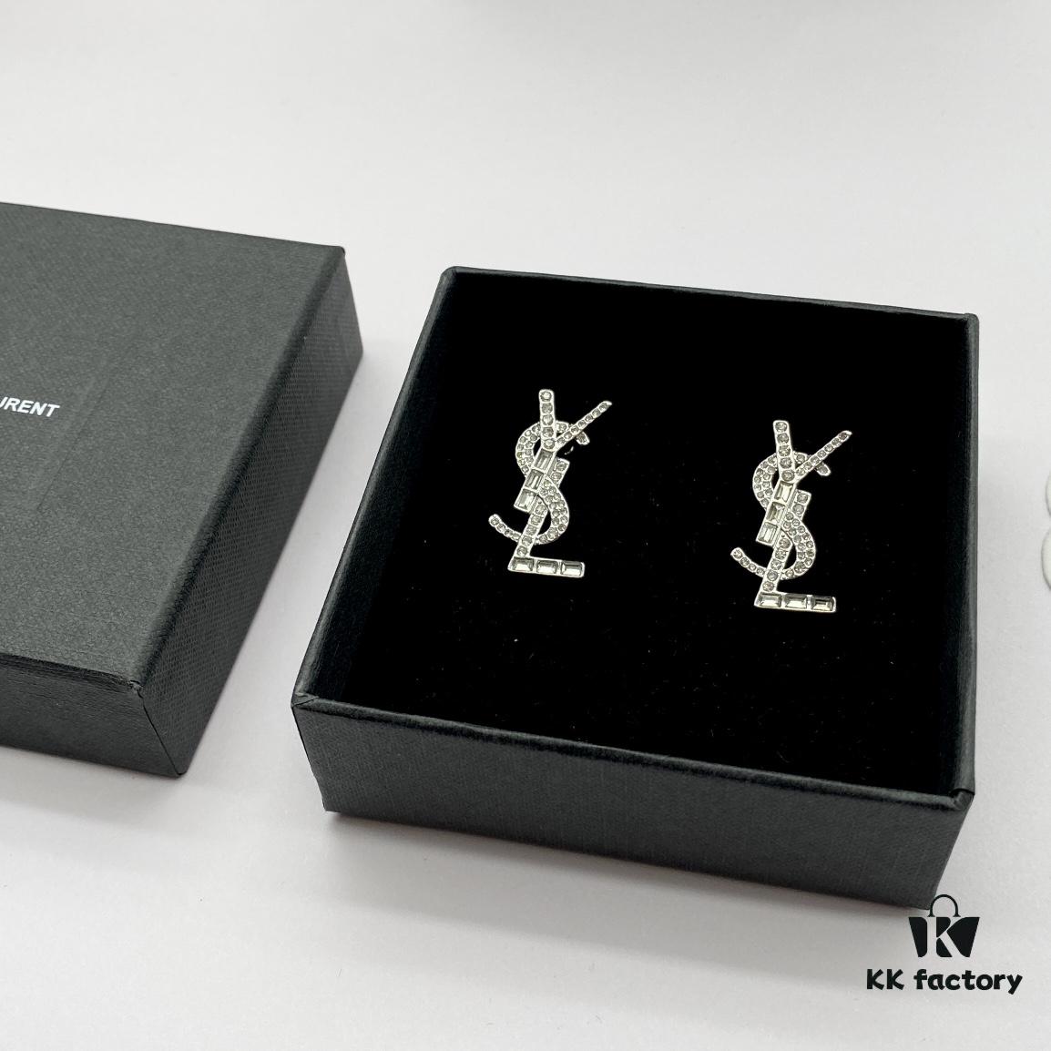 Saint Laurent YSL Classic Stud Earrings