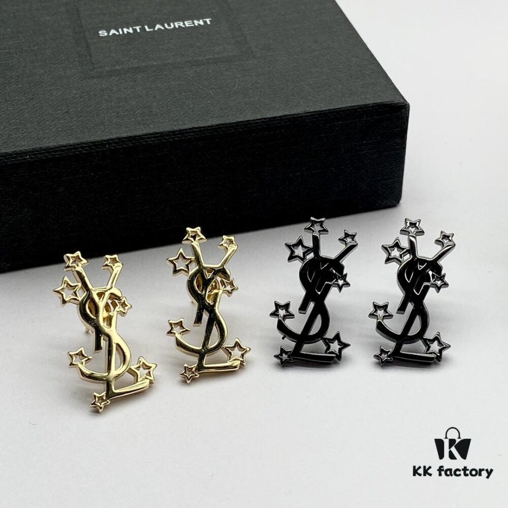 6930197f12f62673a6fad01e Saint Laurent YSL New Stud Earrings