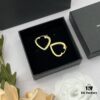 Saint Laurent YSL New Heart Stud Earrings