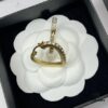 Saint Laurent YSL New Heart Stud Earrings