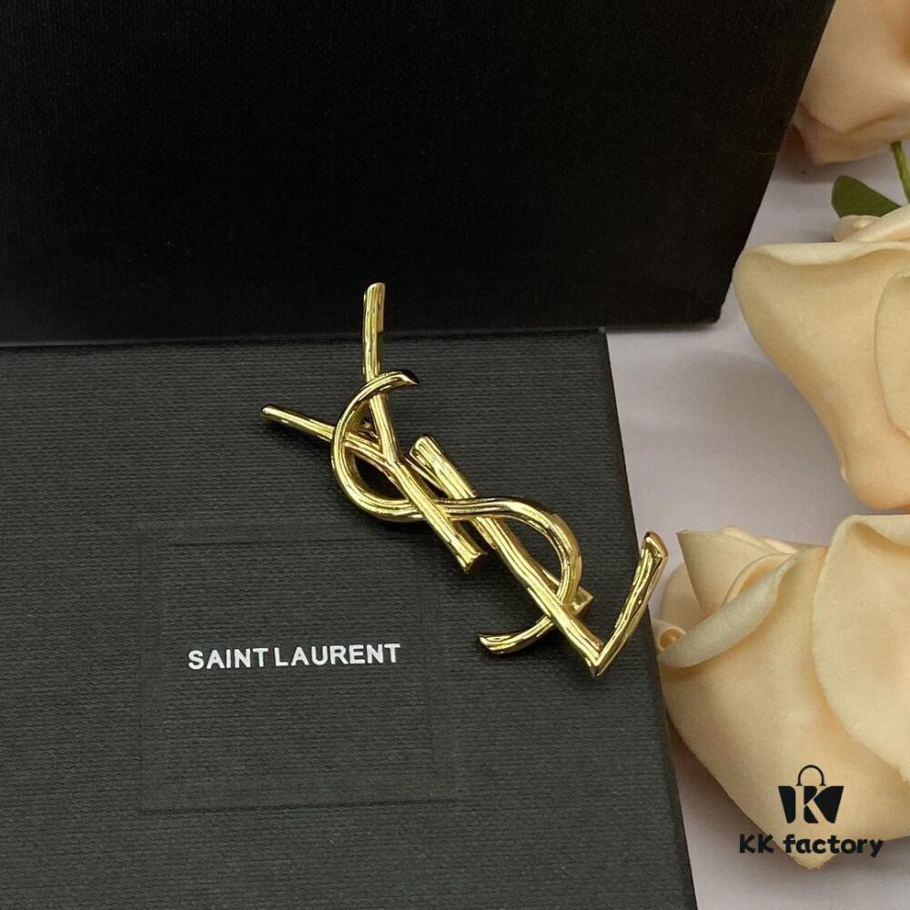693019b412f62673a6fad059 Saint Laurent YSL New Brooch