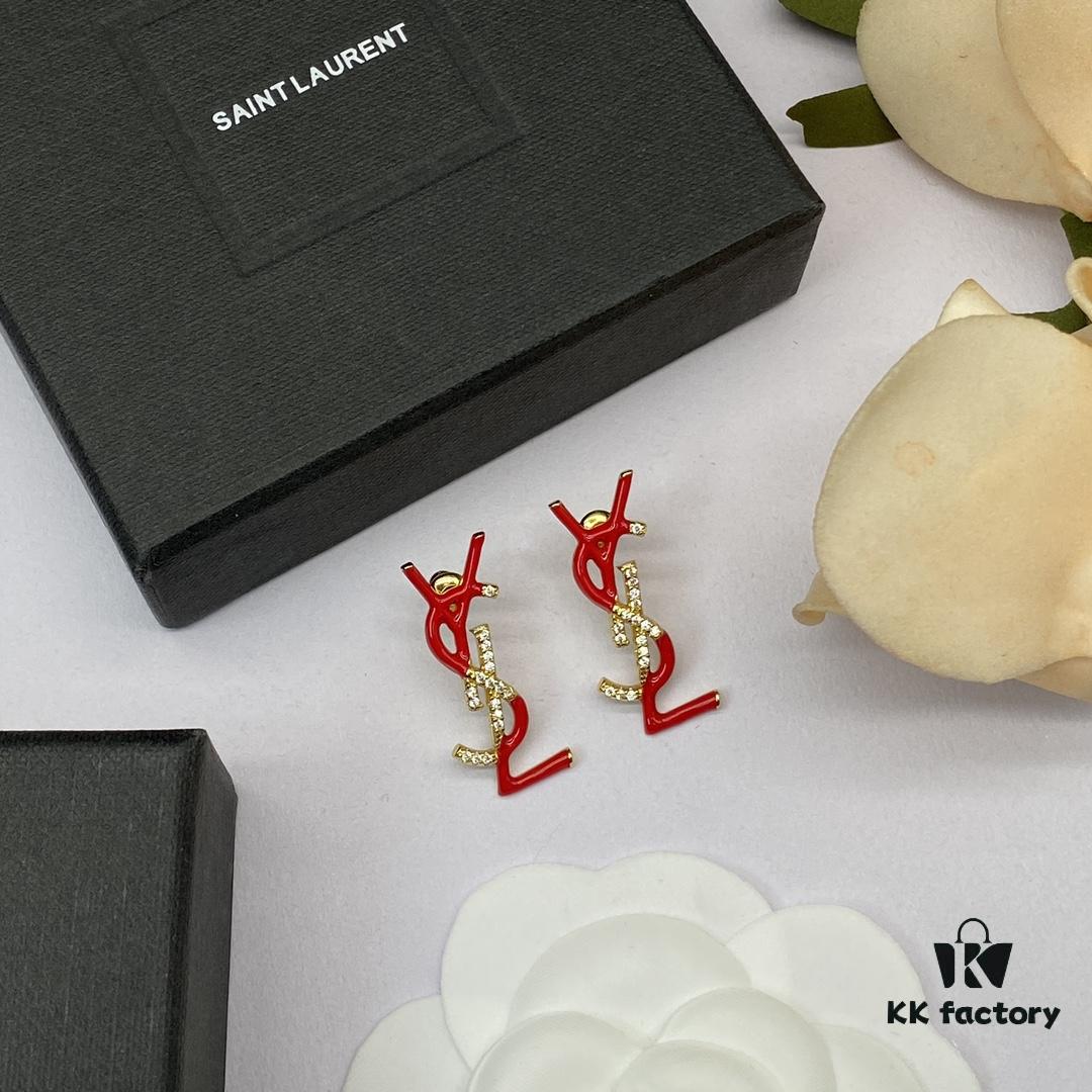 Saint Laurent YSL Stud Earrings