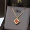693019da12f62673a6fad08d New Arrival💗 💗 Buccellati Opera Tulle Palace-style Clover Double-sided Pendant Necklace