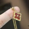 693019da12f62673a6fad08e New Arrival💗 💗 Buccellati Opera Tulle Palace-style Clover Double-sided Pendant Necklace