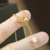 693019dd12f62673a6fad093 New Arrival💗 💗 Buccellati Opera Tulle Palace-style Clover Double-sided Pendant Necklace
