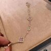 693019f612f62673a6fad0b4 Buccellati Rhodonite Three-Flower Bracelet in Limited Edition Red, Often Out of Stock, A Beauty Unique from VCA