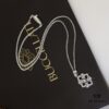 69301a1a12f62673a6fad0e2 Buccellati Italian Luxury Jewelry Vintage Royal Style Diamond-Cut Clover Double-Sided Necklace V Gold Material 18K Thick Gold Plating Original Chain End Original Clasp High Quality