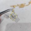 Buccellati Openwork Necklace in Gold and White Gold Bicolor