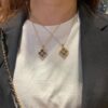 Buccellati Openwork Necklace in Gold and White Gold Bicolor