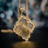 Buccellati Openwork Necklace in Gold and White Gold Bicolor