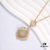 69301a6c12f62673a6fad12b Buccellati lacework mesh openwork bicolor rose gold + white gold, yellow gold + white gold necklace