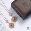 69301a6c12f62673a6fad12c Buccellati lacework mesh openwork bicolor rose gold + white gold, yellow gold + white gold necklace
