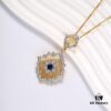 69301a6e12f62673a6fad130 Buccellati lacework mesh openwork bicolor rose gold + white gold, yellow gold + white gold necklace