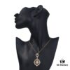 69301a6f12f62673a6fad131 Buccellati lacework mesh openwork bicolor rose gold + white gold, yellow gold + white gold necklace