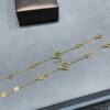 69301a7612f62673a6fad137 Buccellati Large Opera Garden Series Green Enamel Bracelet, Vintage Court-style Clover and Four-petal Shell Double-sided Necklace