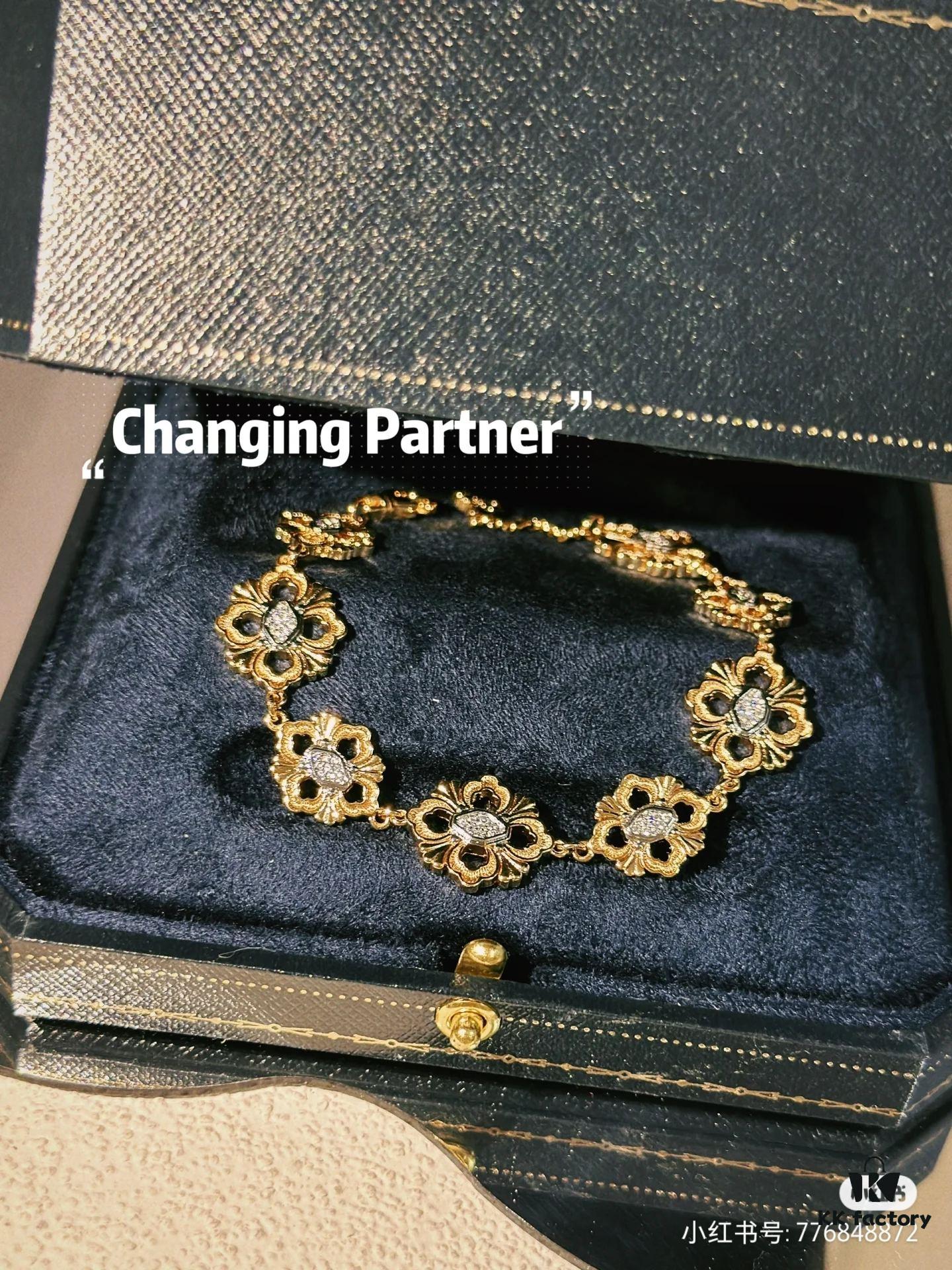 69301a8212f62673a6fad148 Buccellati, Italian High Jewelry Brand, Vintage Court Style Bracelet
