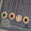 Authentic Buccellati Silk-Finished Chalcedony Necklace
