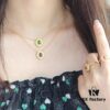 Authentic Buccellati Silk-Finished Chalcedony Necklace