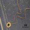 Authentic Buccellati Silk-Finished Chalcedony Necklace