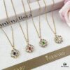 69301a9612f62673a6fad15f Buccellati Angel Vintage Court-style Diamond-set Filigree Necklace in Two-tone Rose Gold and White Gold, Yellow Gold and White Gold