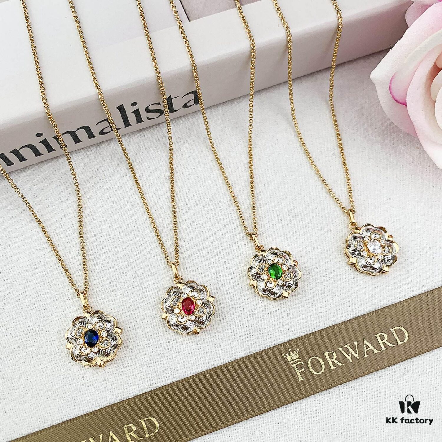 69301a9612f62673a6fad15f Buccellati Angel Vintage Court-style Diamond-set Filigree Necklace in Two-tone Rose Gold and White Gold, Yellow Gold and White Gold