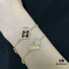 69301a9a12f62673a6fad163 Buccellati Large Opera Series Onyx Bracelet, Vintage Court-style Clover and Four-petal Shell Double-sided Necklace