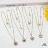 69301a9b12f62673a6fad164 Buccellati Angel Vintage Court-style Diamond-set Filigree Necklace in Two-tone Rose Gold and White Gold, Yellow Gold and White Gold