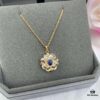 69301a9c12f62673a6fad165 Buccellati Angel Vintage Court-style Diamond-set Filigree Necklace in Two-tone Rose Gold and White Gold, Yellow Gold and White Gold