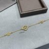 69301a9d12f62673a6fad167 Buccellati Opera Maxi Blue Enamel Bracelet, Retro Court-style Clover and Four-petal Shell Double-sided Necklace with Rigato Silk Finish and Geometric Diamond Inlay