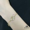 69301aa012f62673a6fad16a Buccellati Large Opera Series White Mother-of-Pearl Bracelet, Vintage Court Style Clover and Four-Petal Flower Double-Sided Necklace