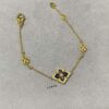 69301aa012f62673a6fad16b Buccellati Large Opera Series Onyx Bracelet, Vintage Court-style Clover and Four-petal Shell Double-sided Necklace