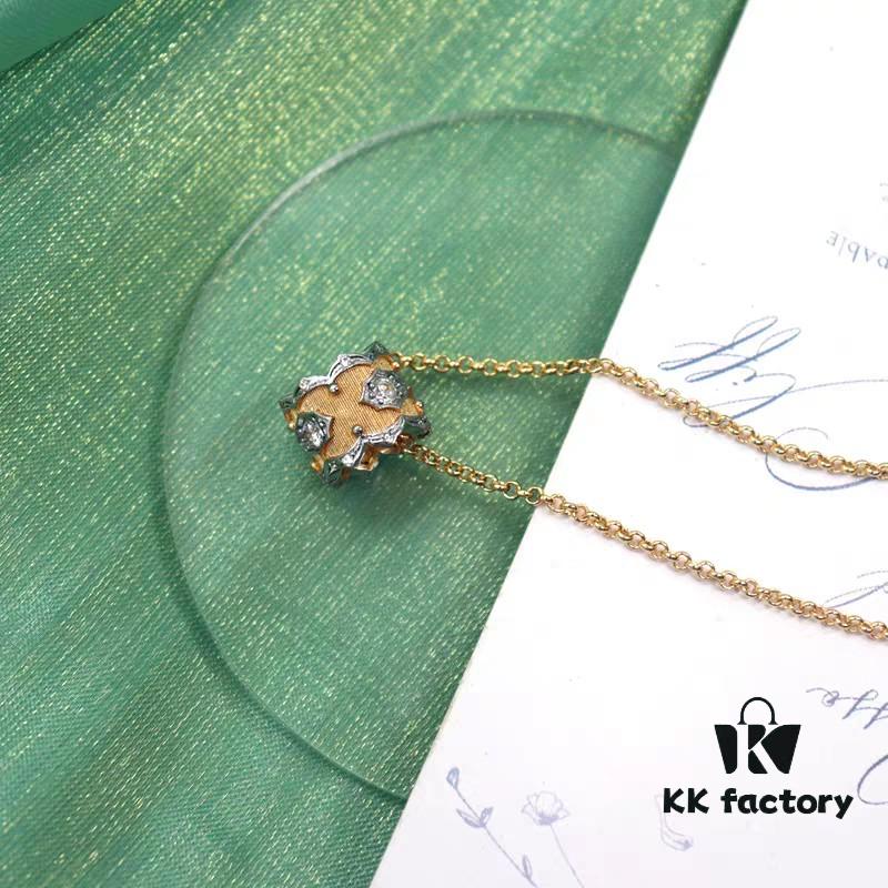 Buccellati Angel Vintage Court Style Diamond-Encrusted Flexible 'Serpent' Necklace