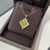 69301ab912f62673a6fad18a Handcrafted Gold Wire Inlaid with Tianhe Stone and Enamel, V-Gold Plated 22K Gold Hollow Design