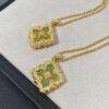 69301abb12f62673a6fad18c Handcrafted Gold Wire Inlaid with Tianhe Stone and Enamel, V-Gold Plated 22K Gold Hollow Design