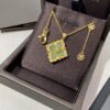 69301abf12f62673a6fad18f Handcrafted Gold Wire Inlaid with Tianhe Stone and Enamel, V-Gold Plated 22K Gold Hollow Design