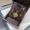 Green Enamel Buccellati Opera Necklace