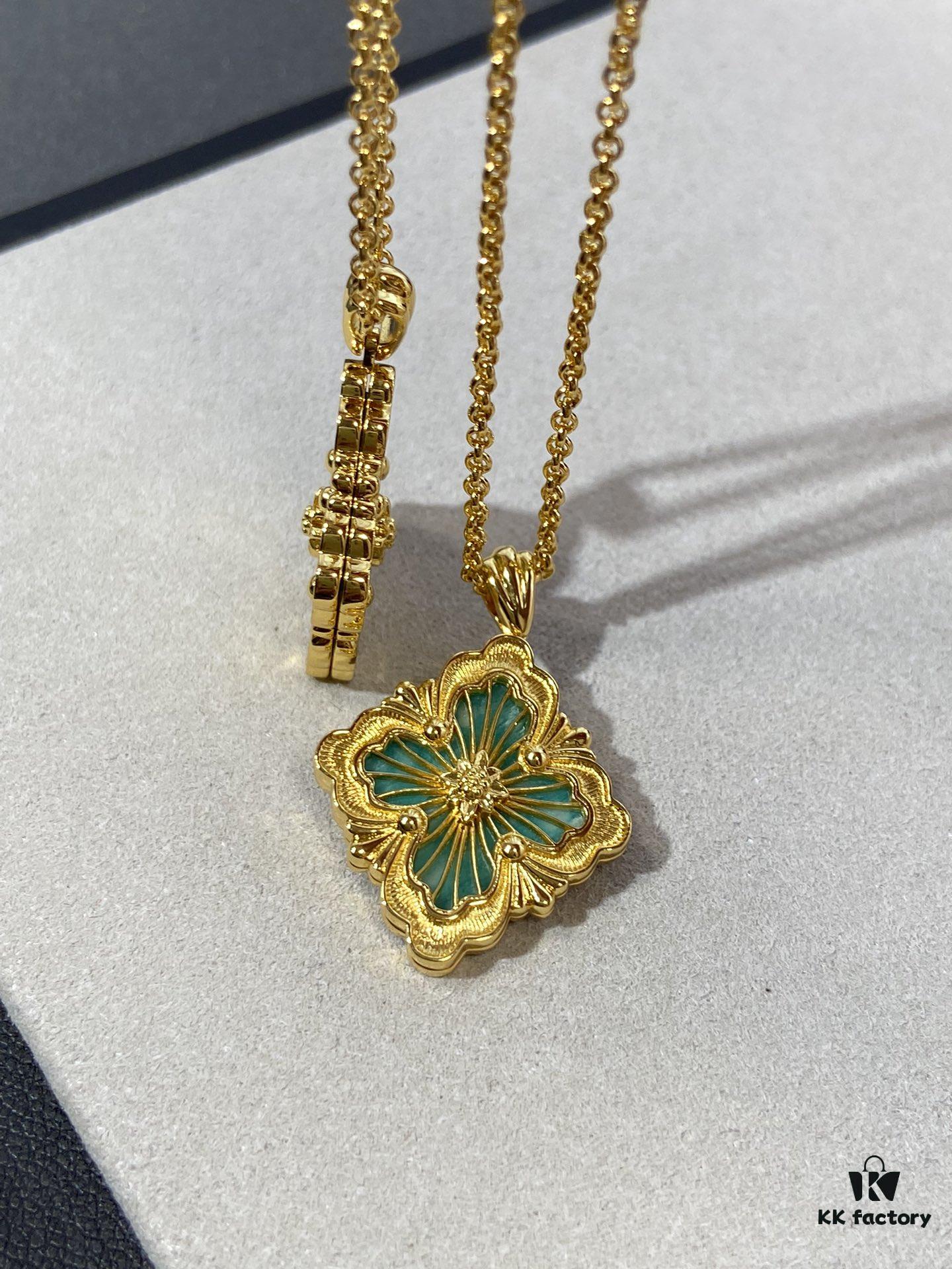 69301aee12f62673a6fad1c2 Exquisite! Buccellati Limited Edition Amazonite Necklace In Stock