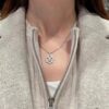 69301b0612f62673a6fad1dc Buccellati Full Diamond Twisted Rope Necklace in White Gold with Two-Tone Plating