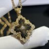 69301b1512f62673a6fad1e9 Market First Release‼️ Black Onyx Necklace #Brushed Four-Leaf Clover Diamond-Set Necklace Buccellati Opera Large Diamond Necklace 💎 Retro Stylish Versatile High-End Piece Exquisite Italian Brushed Craftsmanship 🧚♀️ Mysterious Black Onyx