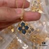 69301b1712f62673a6fad1ec Buccellati Italian Luxury Jewelry Vintage Royal Style Diamond-Cut Clover Shell Agate Chalcedony Double-Sided Necklace V Gold Material 18K Thick Gold Plating Original Chain End Original Clasp High Quality