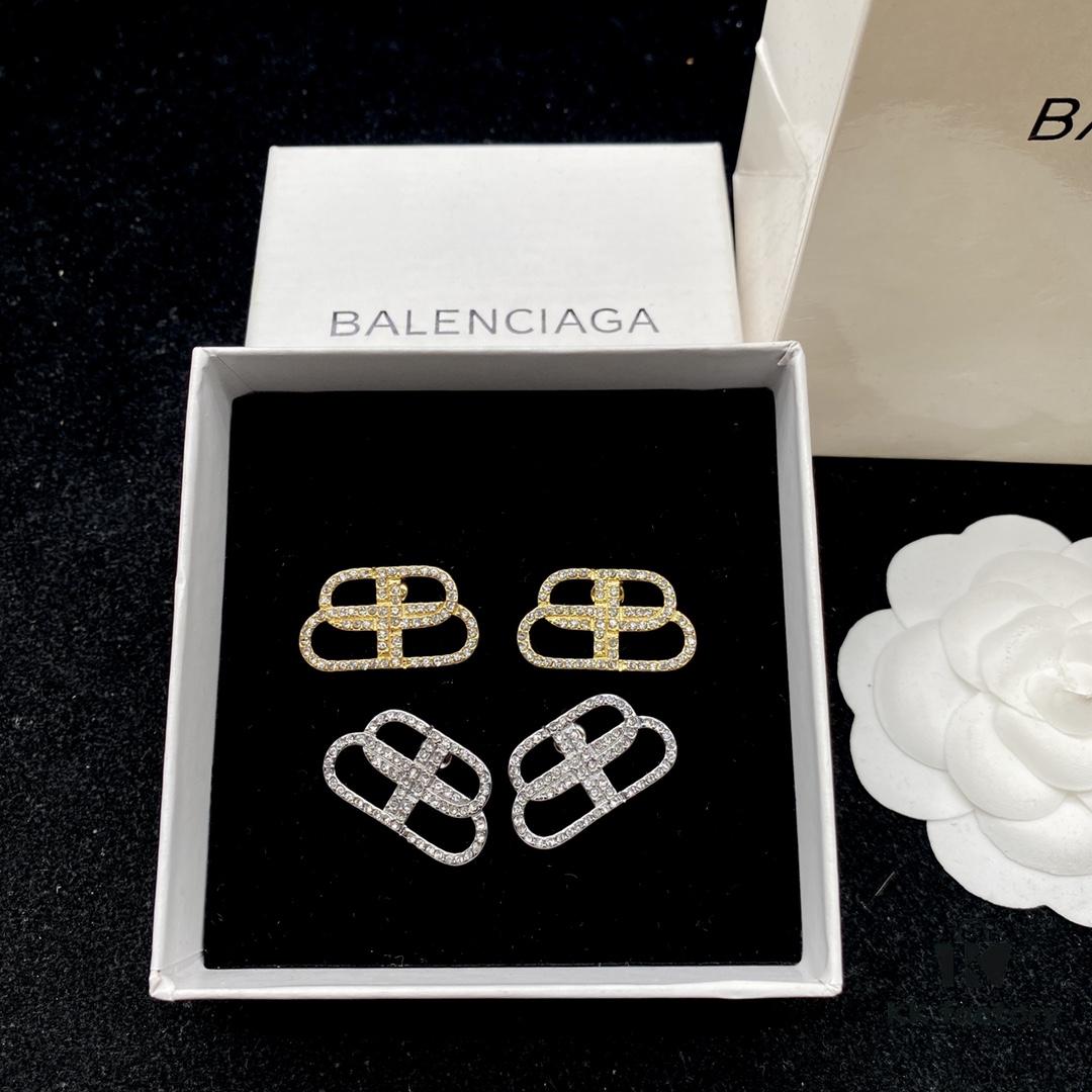 Balenciaga Classic Stud Earrings