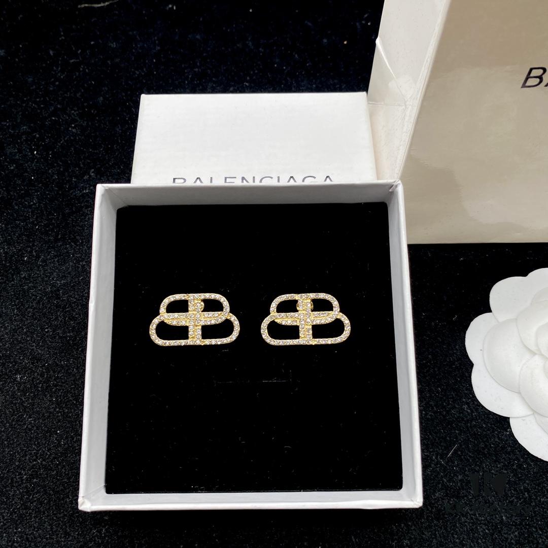 Balenciaga Classic Stud Earrings
