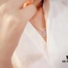 69301b9312f62673a6fad25a Celebrities Wearing #Harry Winston Diamond Links Full Diamond Necklace and Diamond Earrings