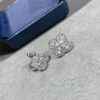 69301ba412f62673a6fad266 Harry Winston Diamond Links Full Diamond Clover Stud Earrings (White Diamonds)