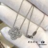 69301c0b12f62673a6fad2ad HW Diamond Loop Series Gemstone Necklace, ZP Development Version - Bestselling Teardrop White Diamond Style
