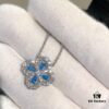 69301c1e12f62673a6fad2bd HW Diamond Loop Series Gemstone Necklace, ZP Development Version – Fresh Aquamarine Style