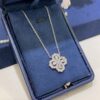 Harry Winston New Arrival Loop Luxury Four-Leaf Clover Sparkling Diamond Necklace